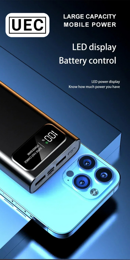 UEC 10000mAh Portable Power Bank - 120W Super Fast Charger